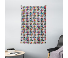 Abstract Fictional Beings Tapestry