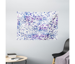 Paint Splatters Art Wide Tapestry