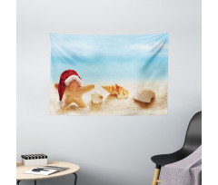 Starfish Exotic Beach Wide Tapestry