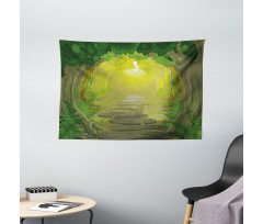 Pathway Trees Wide Tapestry