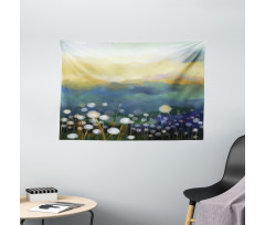 Oil Painting Flora Wide Tapestry