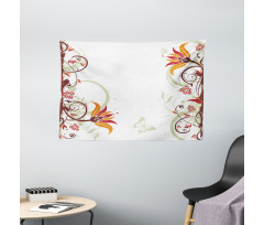 Flora and Fauna Wide Tapestry