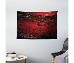 Yuletide Celebration Wide Tapestry