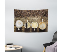 Assortment of Coffee Mug Wide Tapestry