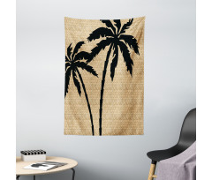 Palm Tree Silhouettes Tapestry