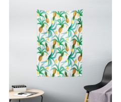 Botany Inspired Fruits Tapestry