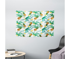 Botany Inspired Fruits Wide Tapestry