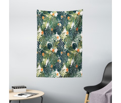 Colorful Polynesia Plant Tapestry