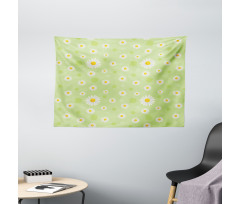 Spring Daisy Wide Tapestry