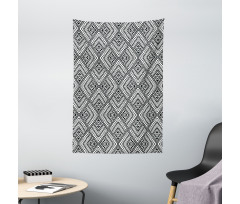 Chevrons and Dots Tapestry