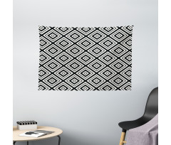 Rhombus Tracery Wide Tapestry