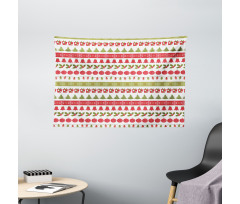 December Holiday Wide Tapestry