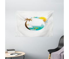 Tropic Paradise Summer Wide Tapestry