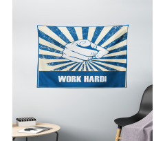 Pointing Finger Wide Tapestry