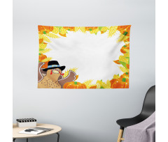 Corn and Pumkin Wide Tapestry