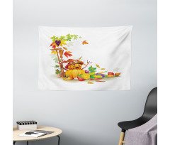 Autumn Harvest Wide Tapestry