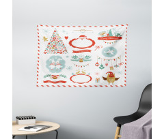 Cheerful Graphic Wide Tapestry
