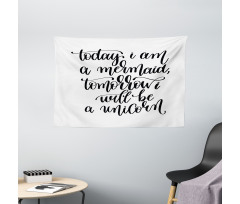 Self Esteem Expression Wide Tapestry