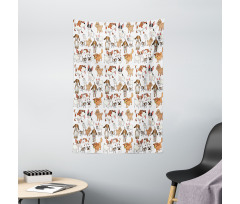 Cartoon Composition Tapestry