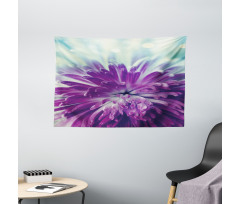 Blooming Floral Motifs Wide Tapestry