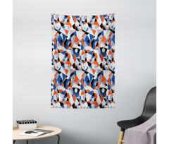 Colors Shapes Grid Tapestry