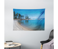 Clear Lake and Shore Wide Tapestry
