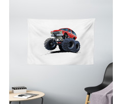 Extreme Off Road Race Wide Tapestry