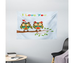 Affection Message Wide Tapestry