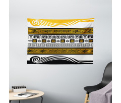 Neoclassical Borders Wide Tapestry
