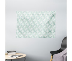 Tangled Lines Rhombus Wide Tapestry