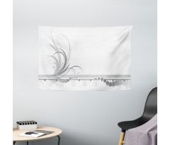 Swirls Ornament Wide Tapestry