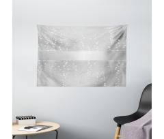 Waves Dots Xmas Wide Tapestry