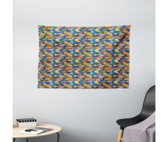 Colorful Autumn Wide Tapestry