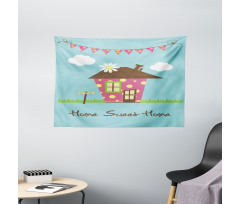 Cozy Cottage Wide Tapestry