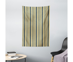 Retro Vertical Lines Tapestry
