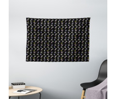 Abstract Blooming Nature Wide Tapestry