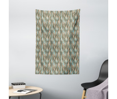 Pastel Vertical Wave Tapestry