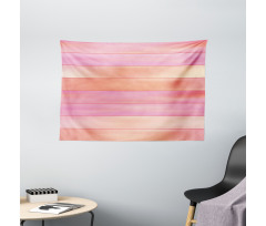 Pastel Lines Wide Tapestry
