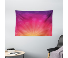 Ombre Circles Wide Tapestry