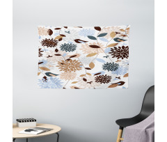 Hydrangea Abstract Wide Tapestry