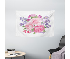 Bridal Bouquet Wide Tapestry