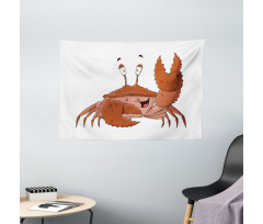 Friendly Chela Greeting Wide Tapestry