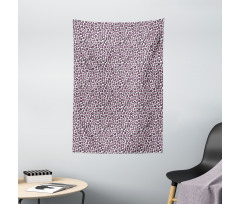 Girly Pink Black Tapestry