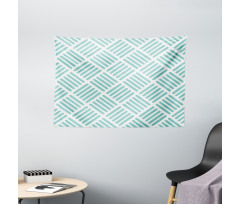 Diagonal Parallel Lines Wide Tapestry