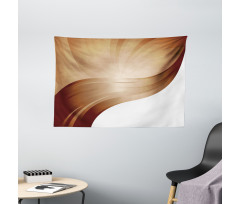 Spiraling Stripe Wide Tapestry