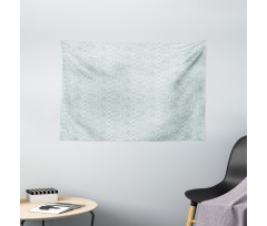 Floral Lace Pattern Wide Tapestry