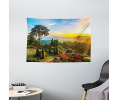 Colorful Idyllic Nature Wide Tapestry