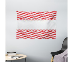 Abstract Xmas Border Wide Tapestry