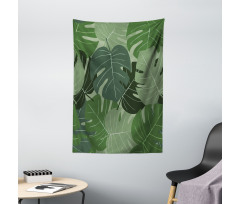 Camo Palm Leaves Tapestry