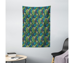 Tropical Jungle Pattern Tapestry